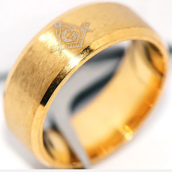Masonic Ring Men Freemasons Jewelry For Womens Mens Size 6/7/11/12 - Picture 5 of 5